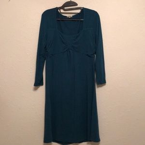Dark blue-green dress